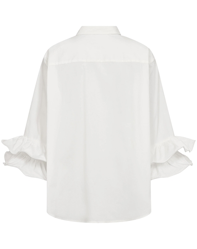 Co' Couture - HalenCC Flare Skjorte - White